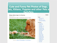 Tablet Screenshot of dailypets.co.uk